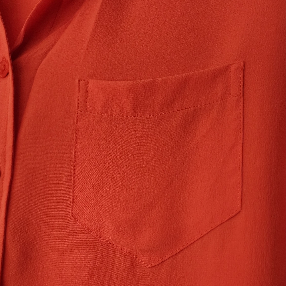 Equipment Femme silk blouse in pink size Small - Picture 4 of 6
